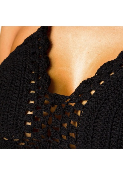 Fashion Cocktail Astarlı Tığ Işi Bohem Plaj Sahil Beach Bikini Büstiyer Astarlı Siyah Siyah Fashion Cocktail Astarlı Tığ Işi Bohem Plaj Sahil Beach Bikini Büstiyer Astarlı Siyah Siyah