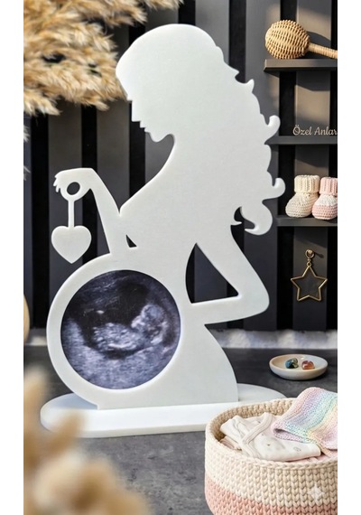 Home Hamile Anne Silüetli Fotoğraf Çerçevesi En Özel İlk Tanışma 1
