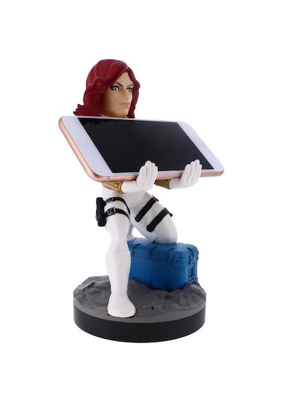 Exg Pro Cable Guys Marvel Black Widow White Suıt Phone And Controller Holder