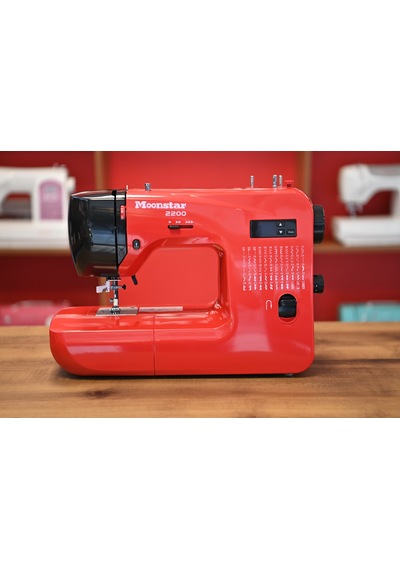 Moonstar Ev Tipi Elektronik Düz Dikiş Makinesi 60 Desen / Model 2200 Kırmızı