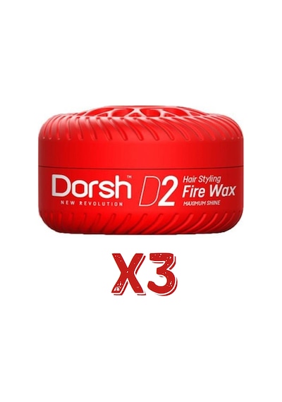 Dorsh Saç Şekillendirici Wax Fire Wax D2 150 Ml 3 Adet