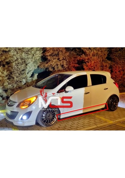 Opel Corsa D Aero Marşpiyel Takım Fiberglass Boyasız