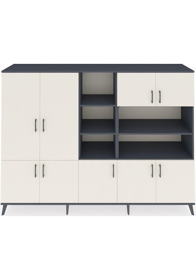 Hyperion Dolap 14 Raflı 9 Kapaklı 220x44x163 Antrasit-aytaşı/antr Antrasit-aytaşı/antrasit Hyperion Dolap 14 Raflı 9 Kapaklı 220x44x163 Antrasit-aytaşı/antr Antrasit-aytaşı/antrasit