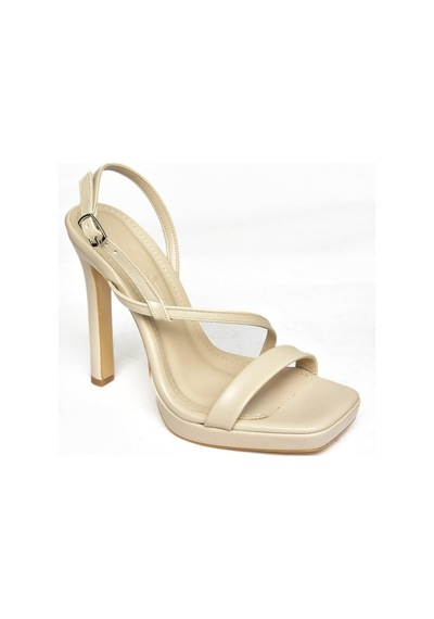 Fox Shoes S569616609 Ten Yüksek Topuklu Kadın Ayakkabı Ten Rengi