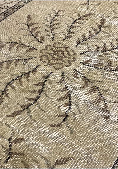 Bohem Stil Vintage Halı Özel Tasarım Anadolu Koleksiyonu Doğal Halı Bej