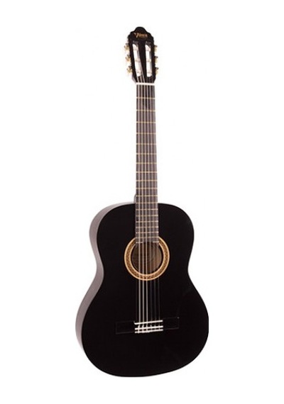 Valencia Vc103Tbk Klasik Gitar Sap Çelikli 3/4 Siyah