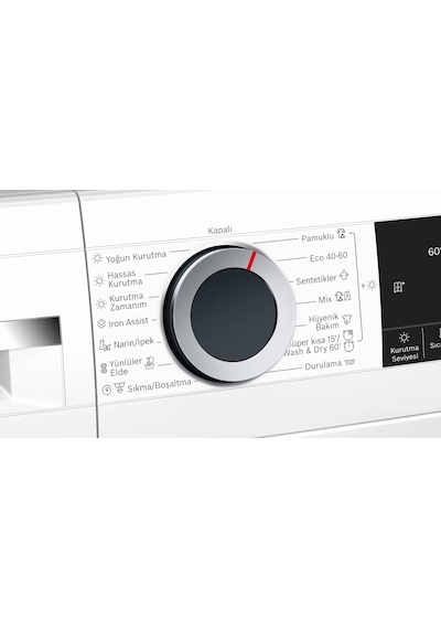 Bosch WNA254X1TR 1400 Devir 10 KG + 6 KG Kurutmalı Çamaşır Makinesi
