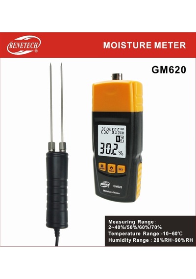 Benetech Gm620 Dijital Lcd Ekran Ahşap Nem Ölçer 2 70% Nem Test Cihazı Doulbe Test Probu Kereste Nem Dedektörü Taşınabilir Benetech Gm620 Dijital Lcd Ekran Ahşap Nem Ölçer 2 70% Nem Test Cihazı Doulbe Test Probu Kereste Nem Dedektörü Taşınabilir