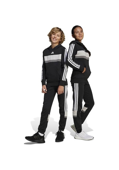 Adidas 3 Stripes Tiberio Çocuk Siyah Eşofman Altı