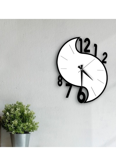 Bk Gift Dekoratif 45Cm Ahşap Duvar Saati-152