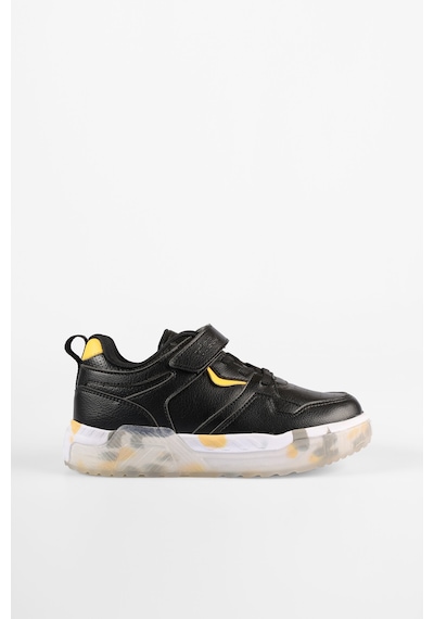 Vicco Monaco Hafif Erkek Okul Öncesi Siyah Sneaker Siyah