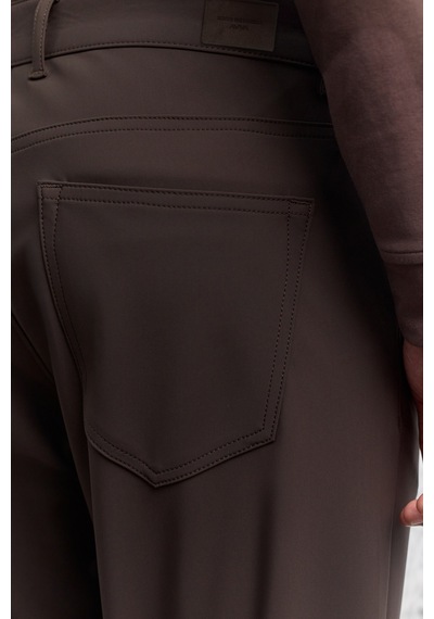 Avva Erkek Kahve 5 Cep Teknik Comfort Slim Fit Pantolon A62y3062