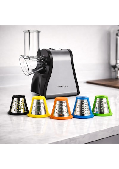 Tigrecook GS-907 5 'i 1 Arada Otomatik Doğrayıcı Ve Dilimleyici