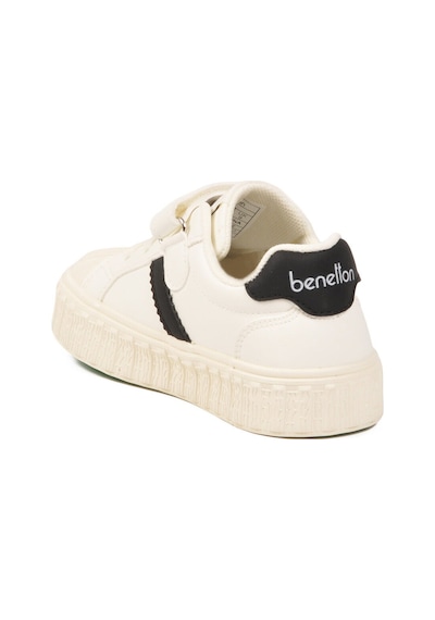United Colors Of Benetton Beyaz Cırtlı Bağcıklı Unisex Çocuk Spor Ayakkabı Bnı-11558 P