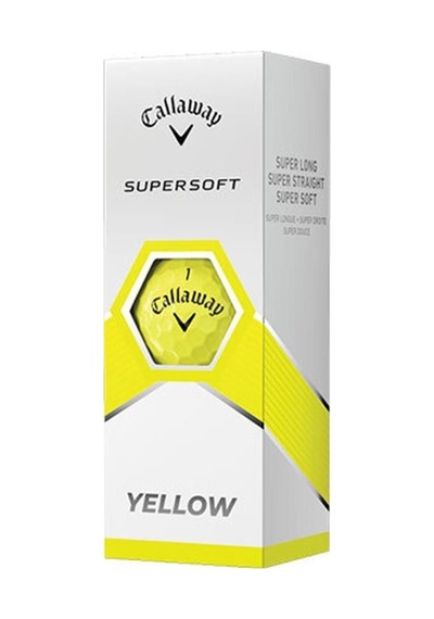 Callaway Bl Cg Supersoft Yellow Golf Topu - 3lü Karışık