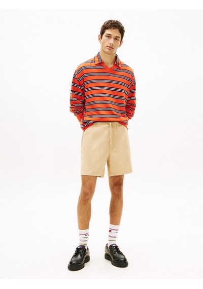 Tommy Hilfiger Tjm Lınen Blend Pull-on Short Erkek Bej Şort - Dm0dm22825
