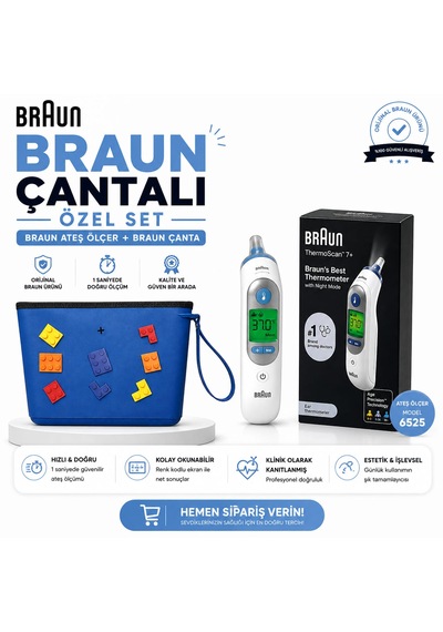 Braun Irt6525 Ateş Ölçer +çanta
