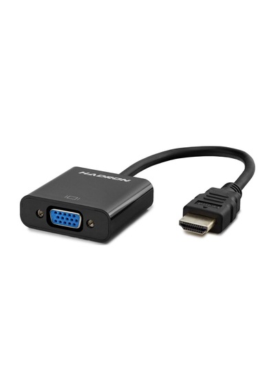 Hdmı To Vga Görüntü Dönüştürücü 1080p Siyah Hdx2020