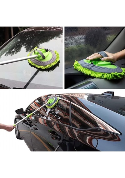 Carub Oto Yıkama Fırçası Mop Saplı 95cm Br0922567