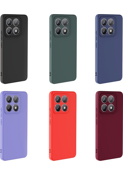 Xiaomi 14t Pro Uyumlu İçi Kadife Soft Renkli Lansman Kılıf