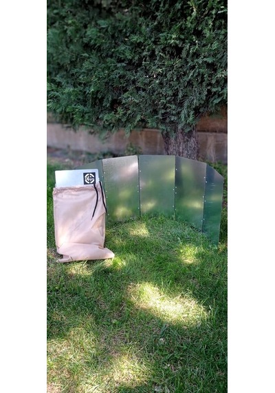 Tineke Kamp Ateşi Rüzgar Engelleyici Panel Rüzgarlık 5'li Plaka Çok Renkli