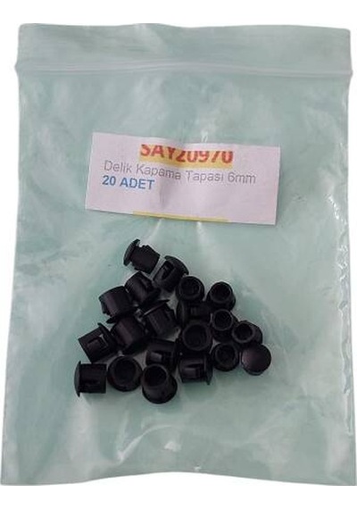 20970 Delik Kapama Tapası 6mm 20 Adet 20970