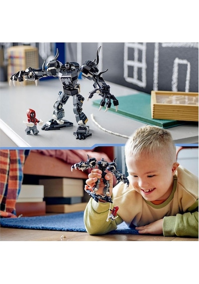 LEGO® Marvel Venom Robot Zırhı Miles Morales’e Karşı 76276 6+ Yaratıcı Oyuncak Yapım Seti - 134 Parça