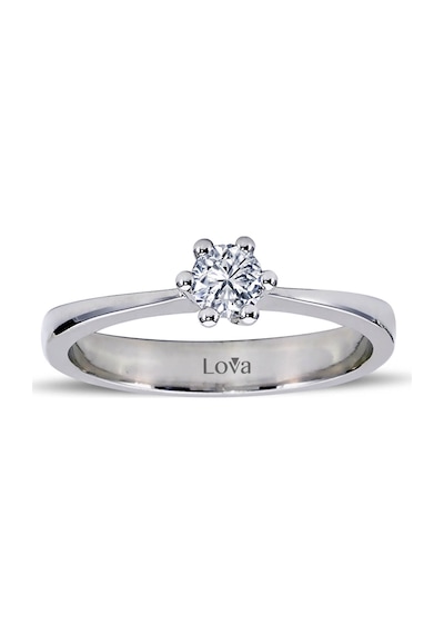 Lova F Renk 0,24 Karat Pırlanta Tektaş Yüzük - 1040047