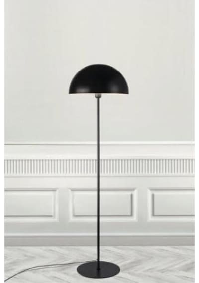 Mylights Retro Rustik Metal Köşe Lambası Lambader En 40 Cm Siyah