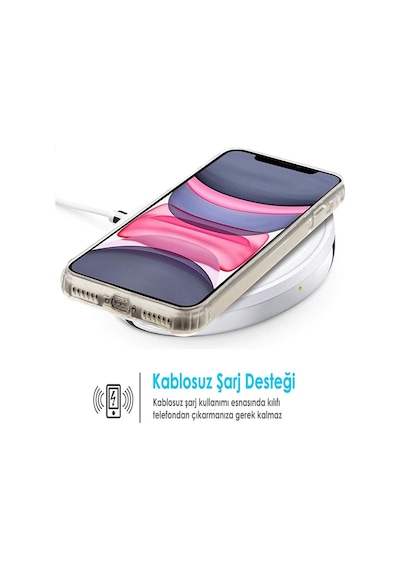 Samsung Galaxy Uyumlu S22 Kılıf Kamera Korumalı Tıpalı Şeffaf Silikon Kapak