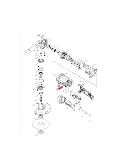 Makita GA6010 Kömür CB-303 Ürün Kodu 194996-6