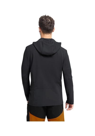 Jack Wolfskın Jack Wolfskin Ridge Hike Hooded Fz Erkek Siyah Polar Ceket 6000