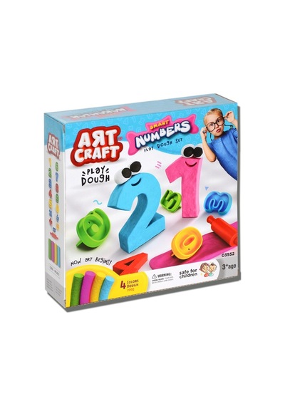 03552 Dede 3d Rakamlar Hamur Set 200 Gr - 3 Yaş