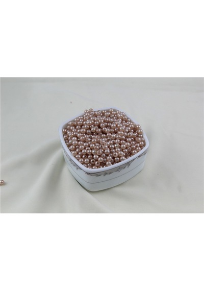 6 Mm Koyu Krem Tonları İnci Boncuk 30 Gr Kolye, Bileklik, Küpe Ve Takı Yapımı Diğer