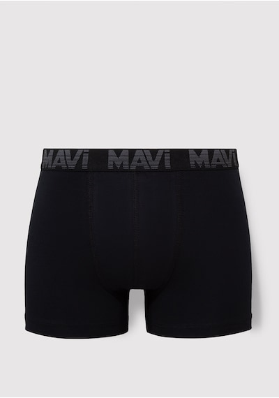 Mavi - 3Lü Siyah Basic Boxer Seti 0911504-900 Siyah