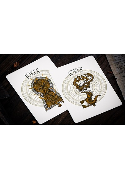 Twpcc The Keys Of Solomon Golden Grimoire Premium Oyun Kağıdı Limited Edition Koleksiyonluk İskambil Kartları