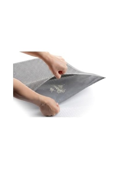Orta Boy Flex Elekli Kedi Tuvaleti Önü Paspası, 45x62 Cm Boyutunda 2li