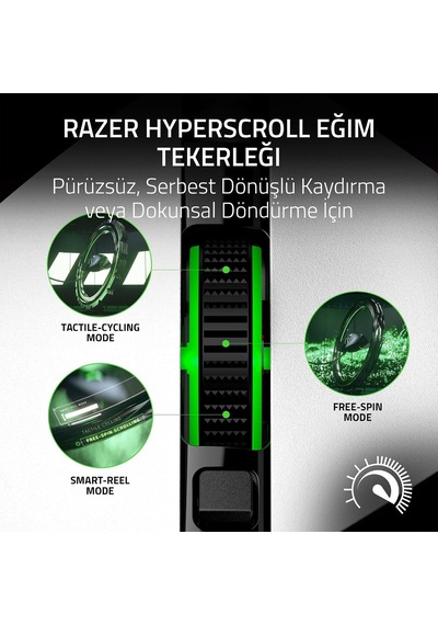 Razer Basilisk V3 - Özelleştirilebilir Kablolu Oyun Faresi - Ergo