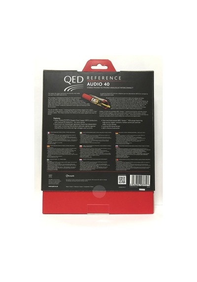 QED QE-2453 REFERENCE AUDIO 40 - RCA INTERCONNECT KABLO 1 Metre