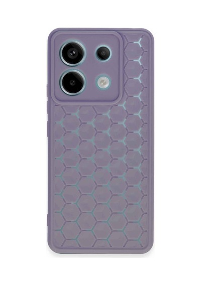 Note 13 Pro 5g Kılıf Petek Silikon Kapak - Lila