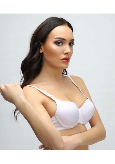 Silikonlu Desteksiz Telli Düz Boş Sütyen Gri Çok Renkli