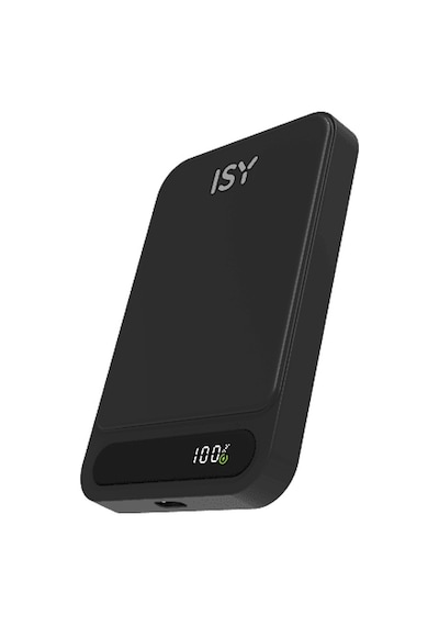 ISY IAP-0017 5000 MAH Magsafe Taşınabilir Şarj Cihazı Siyah