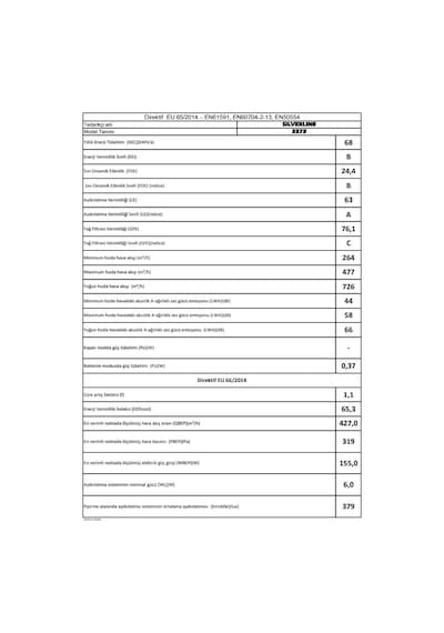 Silverline 3373 Misto Duvar Tipi 60 CM Davlumbaz