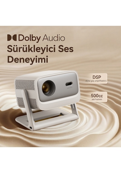 Wanbo Vali 1 Pro 900 ANSI Lümen Google TV Projeksiyon Cihazı – MEMC ve Dolby Destekli