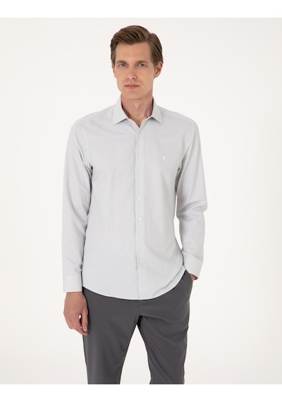 Pierre Cardin Erkek Haki Gömlek Desenli 50306074-vr027 Haki