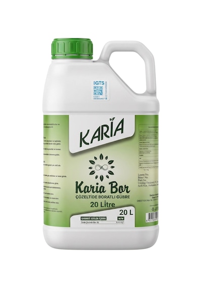 Karia Bor Çözeltide Boratlı Gübre 20 L Diğer