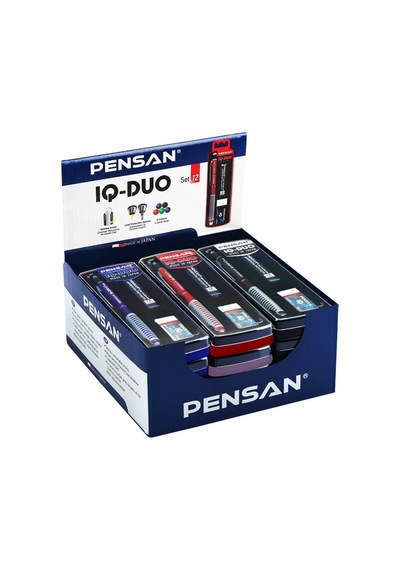 Pensan Iq-duo Set 0.5 Mm Karışık Renkli Silgi+min Çok Renkli