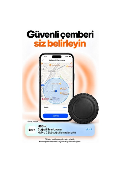 Hapro HBB-K Max Apple iOS & Android Uyumlu Akıllı Araç Takip Cihazı
