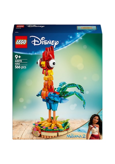 LEGO® ǀ Disney Moana 2 Heihei 43272 - 9 Yaş ve Üzeri Çocuklar için İnşa Edilebilen Hayvan Modeli Yapım Seti (566 Parça)