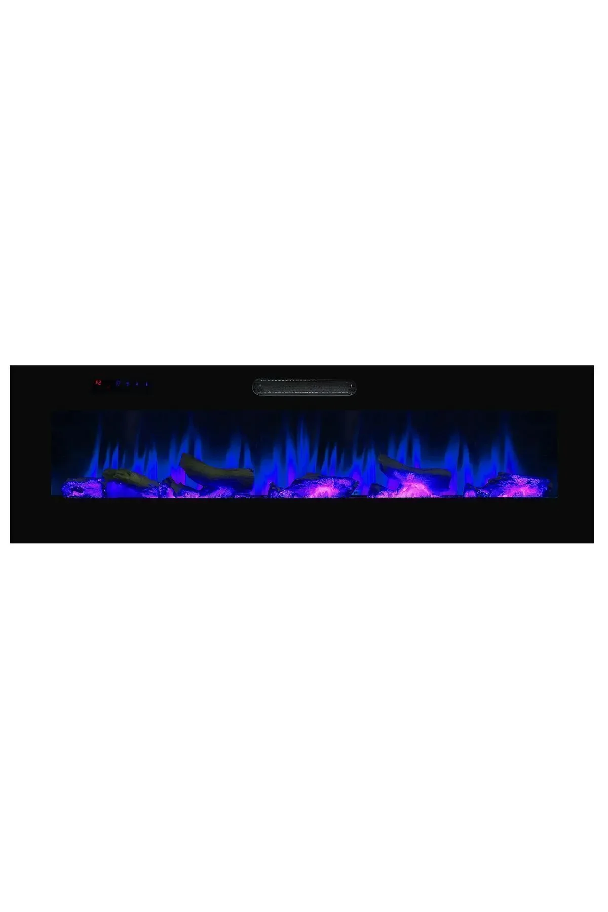 Tektes 8 Renkli 152 CM Alev Sesli Bluetoothlu Wifili Rb Plazma Elektrikli Şömine